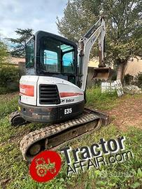 Mini escavatore bobcat e35 girosagoma 35 q.li