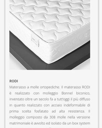 materasso  1 piazza e mezza a molle  classiche 
