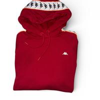 Felpa Kappa con cappuccio Taglia M colore Rosso