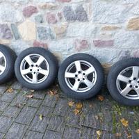 Cerchi Lega MAK 15"+Gomme invernali Michelin Alpin