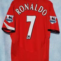 Maglia Man utd 2005-2006 Ronaldo 7 M originale 