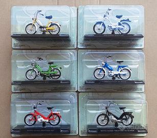 LOTTO 6 MODELLINI MOTORINO DIFFERENTI lunghi 8 cm