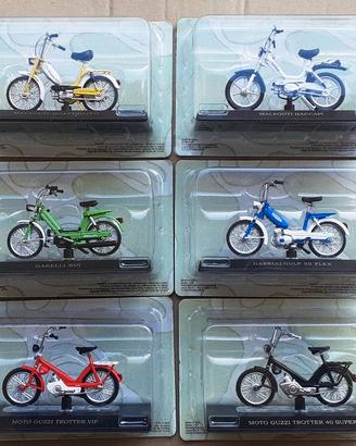 LOTTO 6 MODELLINI MOTORINO DIFFERENTI lunghi 8 cm