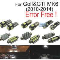 KIT 14 LAMPADE LED INTERNE PER VOLKSWAGEN VW GOLF 