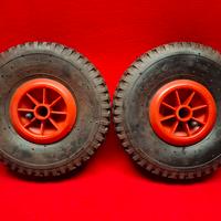 Coppia ruote gonfiabili carrello o compressore