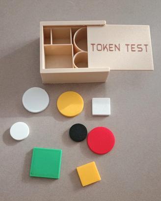 scatola più gettoni per token test 