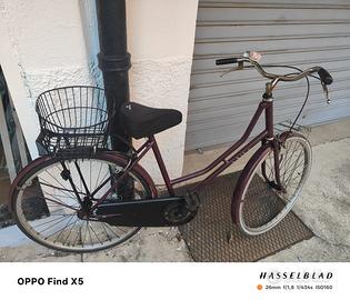 Bici da donna bordeaux