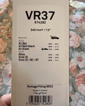 Tergicristallo posteriore valeo VR37