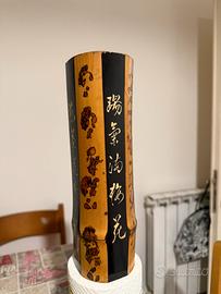 Portapennelli in bambù vintage orientale