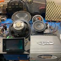 Autoradio Sony Carplay + Amplificatore + Casse