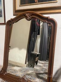 Specchio cornice legno