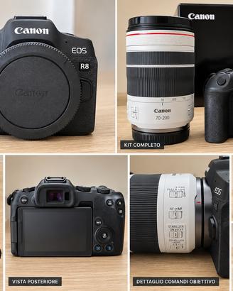 Canon EOS R8 Full Frame – condizioni eccellenti.