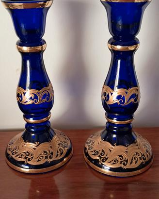 candelabri in vetro