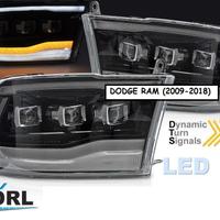 Coppia fanali Dodge Ram black freccia dinamica