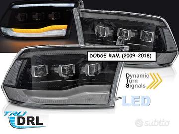 Coppia fanali Dodge Ram black freccia dinamica