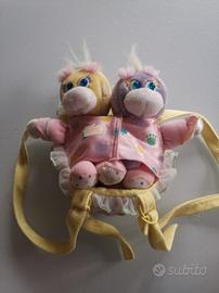 peluches Tottle Twins Mattel 1989 da collezione 