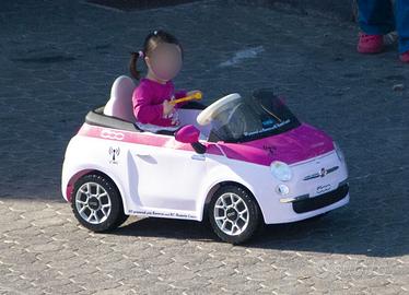 Fiat 500 elettrica peg perego con telecomando