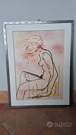 Quadro figura di donna nuda