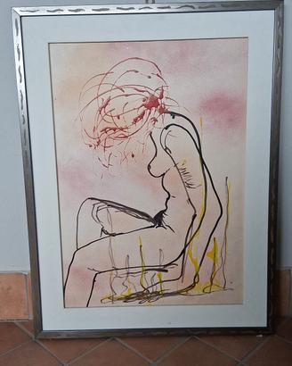Quadro figura di donna nuda