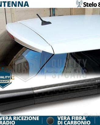 Antenna Corta 8 cm PER CITROEN in Fibra Carbonio