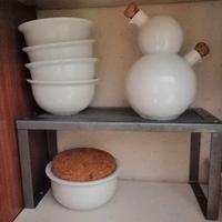 Set di 4 coppette oliera e formaggiera marca Thoma