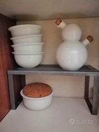 Set di 4 coppette oliera e formaggiera marca Thoma