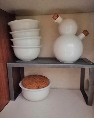 Set di 4 coppette oliera e formaggiera marca Thoma