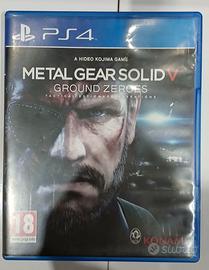 METAL GEAR SOLID V (5) GROUND ZEROES Gioco per PS4
