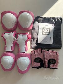 Protezioni kit per bici, skating.