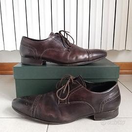 Scarpe uomo eleganti stringate - col. Marrone N 44