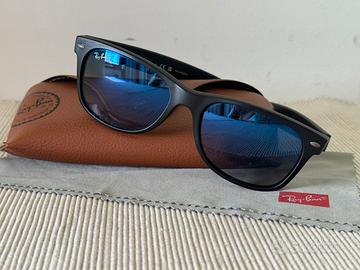 Ray-Ban New Wayfarer RB 2132 polarizzati nero opac