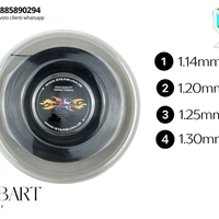 STARBURN Vortex Turbo 6 Matassa Corde Tennis 200mt