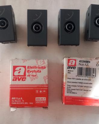 Quattro prese Tv  Ave  sistema 45 