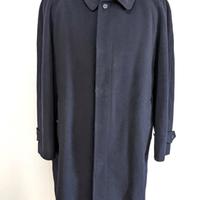 Cappotto trench coat Burberry 100% cashmere blu