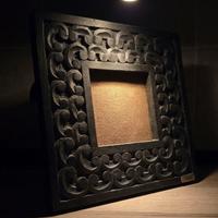 Cornice Quadrata in Legno Intagliato (27x27 cm) mo