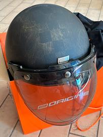 Casco jet Origine Primo scacco bronze matt XL