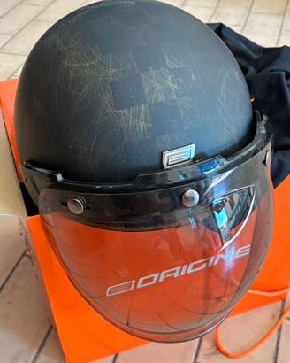 Casco jet Origine Primo scacco bronze matt XL