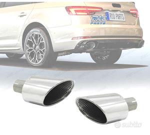 TERMINALI SCARICO AUDI A4 B9 A5 F5 LOOK RS 16-19 C