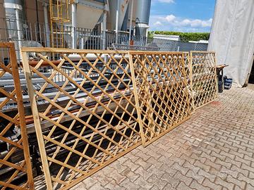 tabelle in legno riquadrate steccato da giardino - Giardino e Fai da te In  vendita a Firenze
