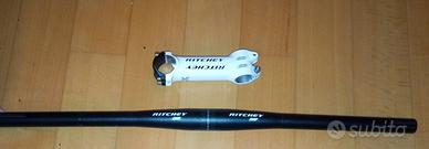 PIPA 120mm E MANUBRIO 620mm  RITCHEY  NUOVI !!