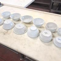 ciotole in ceramica per aperitivo usate