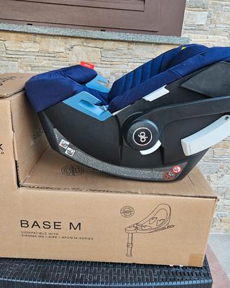 Seggiolino ovetto auto GB gold cybex base M isofix