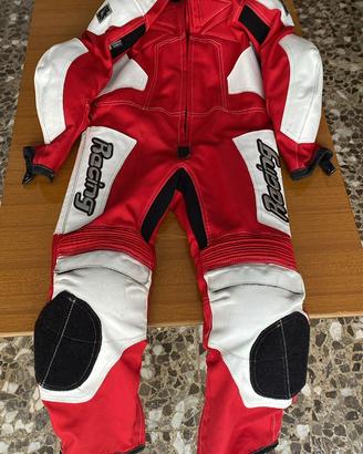 Tuta moto bambino 8/9anni