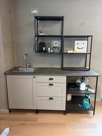 Cucina IKEA ENHET completa di lavello – 180 cm