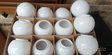 Bocce bianche lucide Stilnovo o Reggiani Design