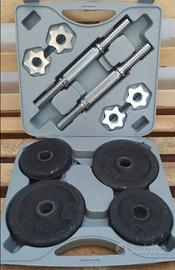 BILANCERI PALESTRA  18.2 KG CON VALIGETTA