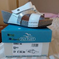 scarpa fly flot n 37 bianco e argento
