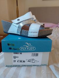 scarpa fly flot n 37 bianco e argento