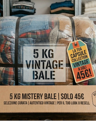 LOTTO ABBIGLIAMENTO VESTITI VINTAGE BOX STOCK 5kg