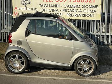 Smart Cabrio interni pelle marrone